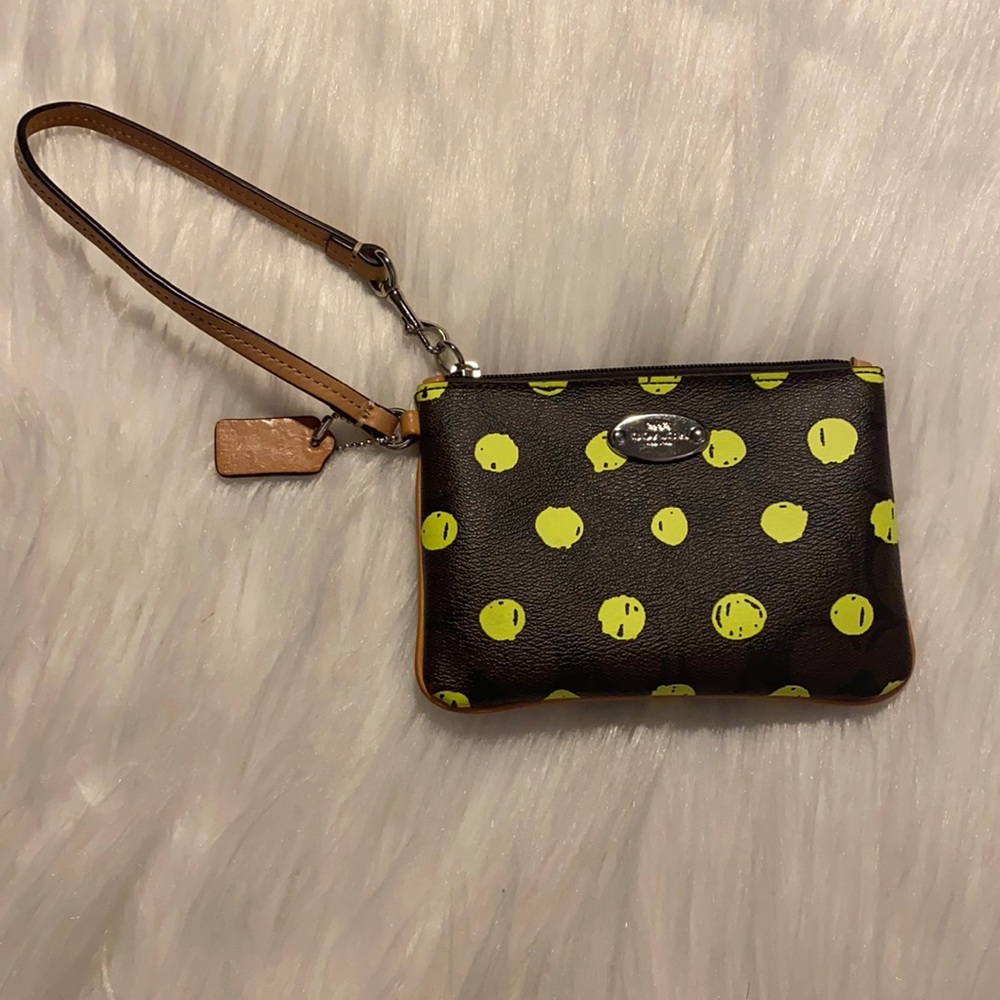 Coach Dot Cora Wristlet